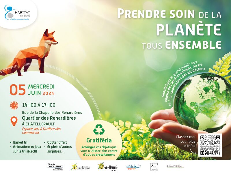Prendre soin de la planète tous ensemble, le 05 juin 2024 à Châtellerault