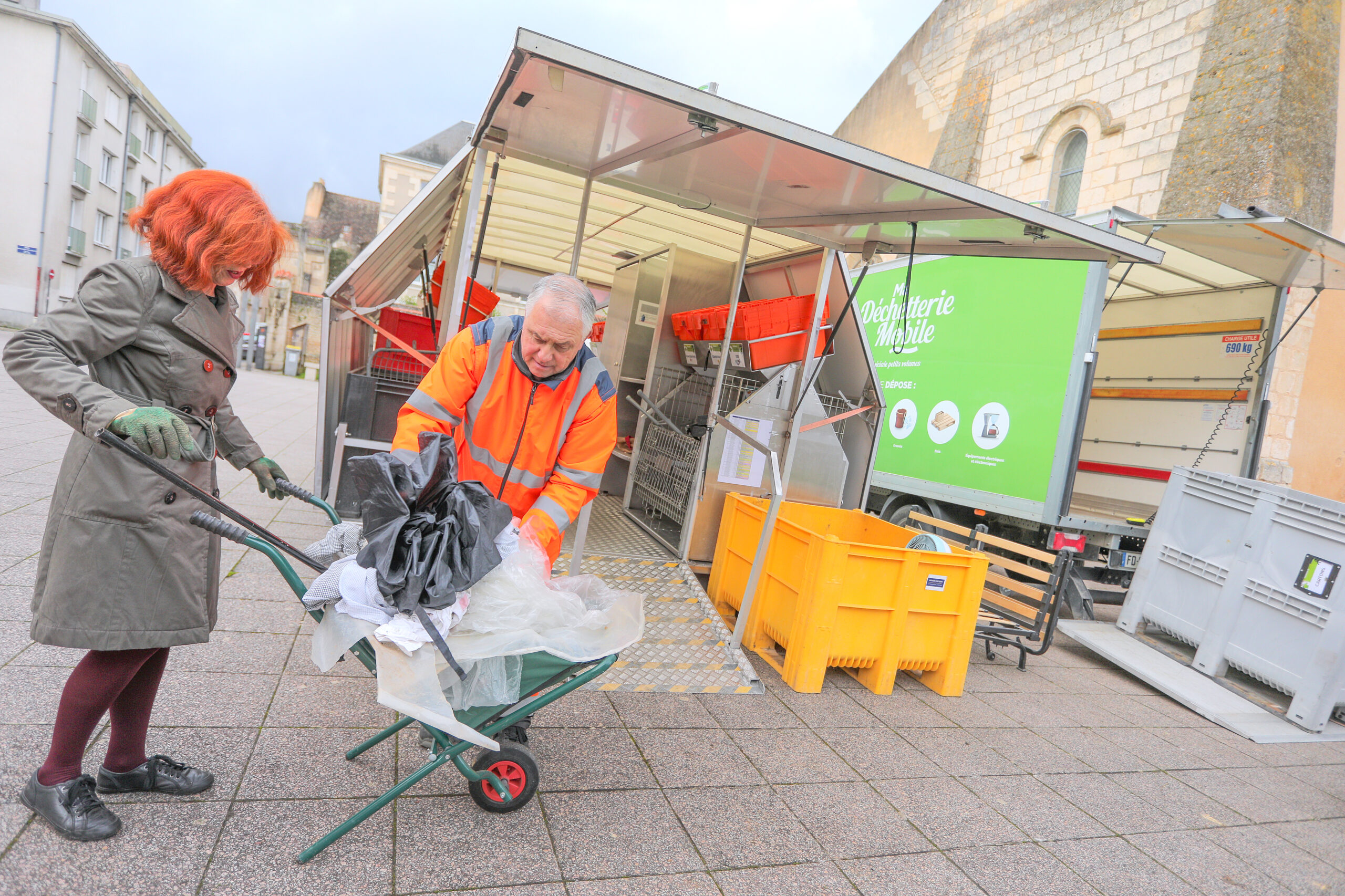 La déchetterie mobile Grand Poitiers
